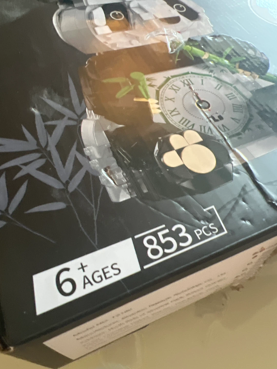 853pc Panda Clock Building Block Set – New - photo 3