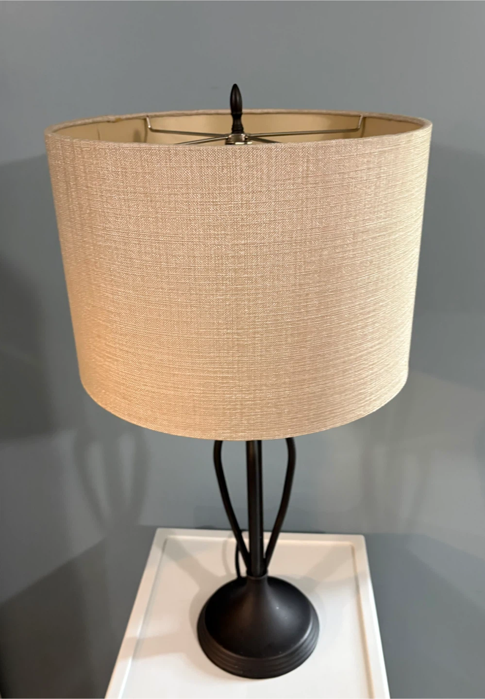 25” Metal Iron Table Lamp - photo 2