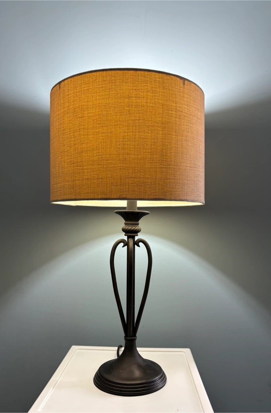 25” Metal Iron Table Lamp - photo 5