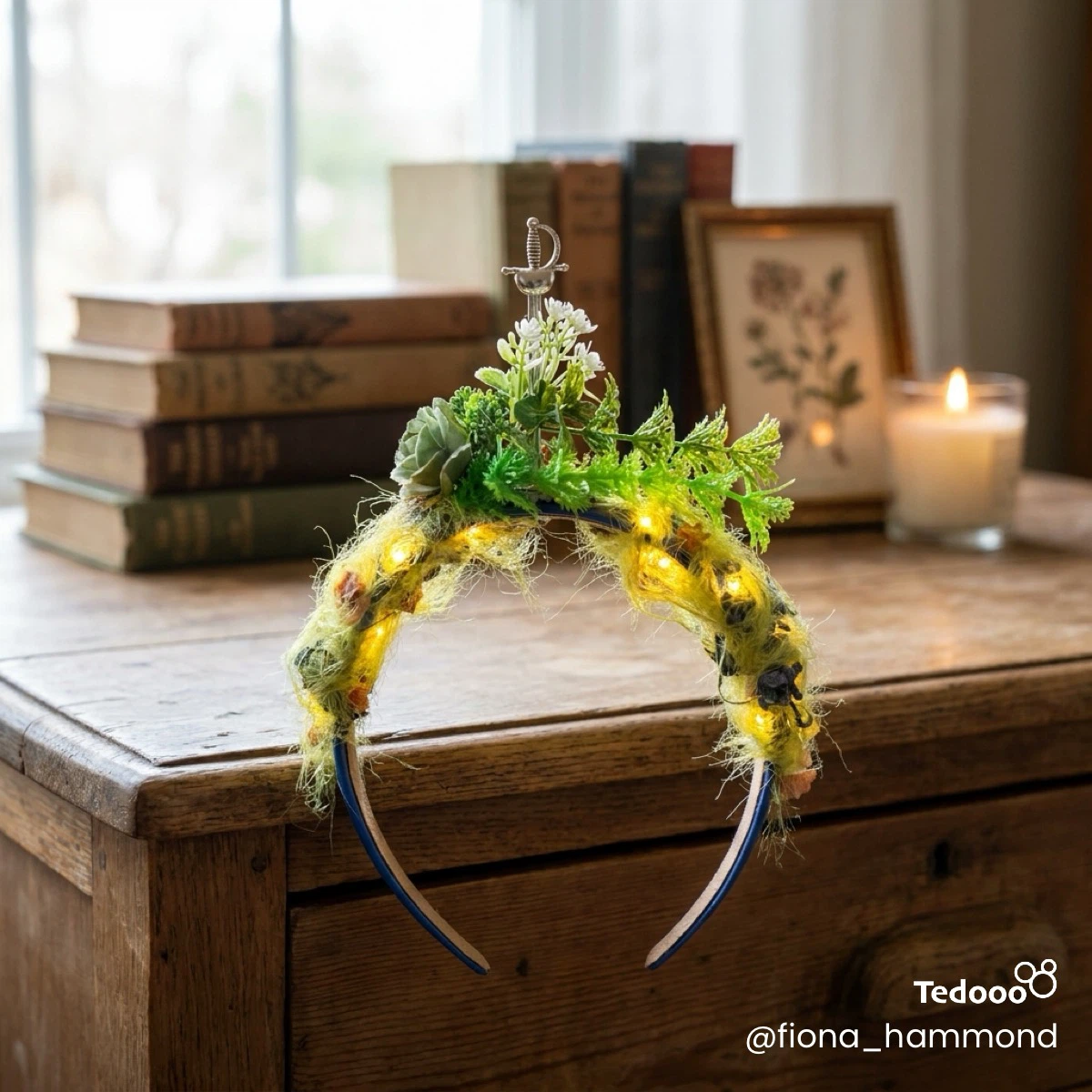Fairy Crown Headband with Lights