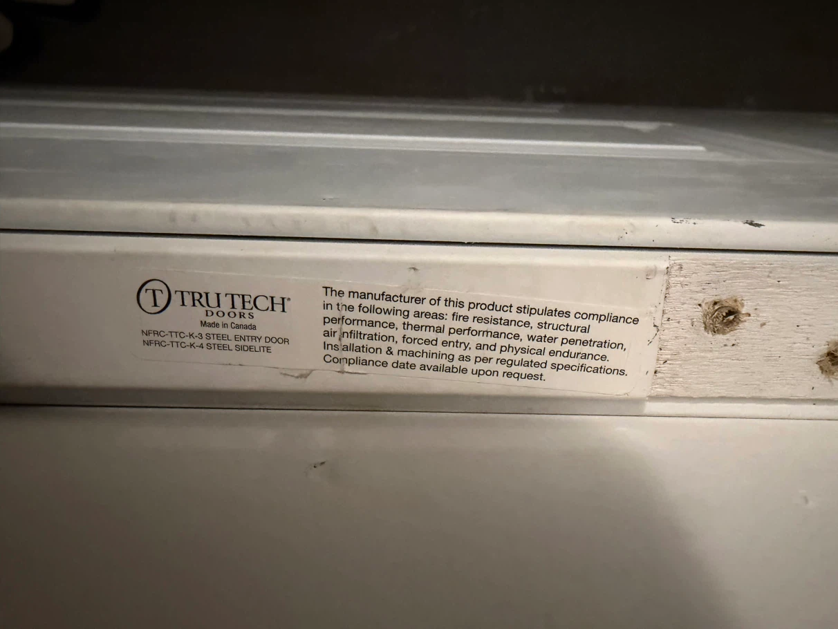 Tru Tech Doors Steel Entry Door Fire Resistant - photo 5
