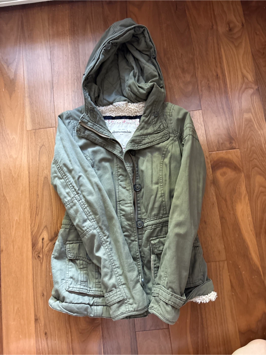 Vintage Olive Green Abercrombie Jacket