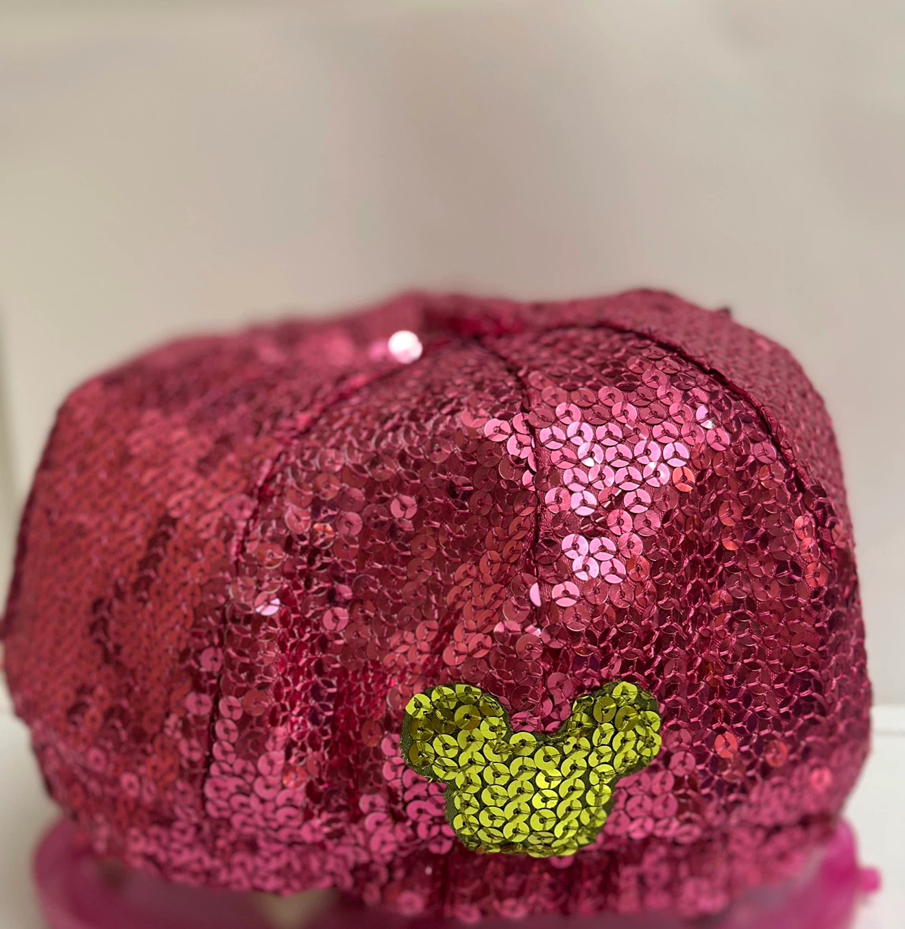 Disney Pink Sequin Kids Cap