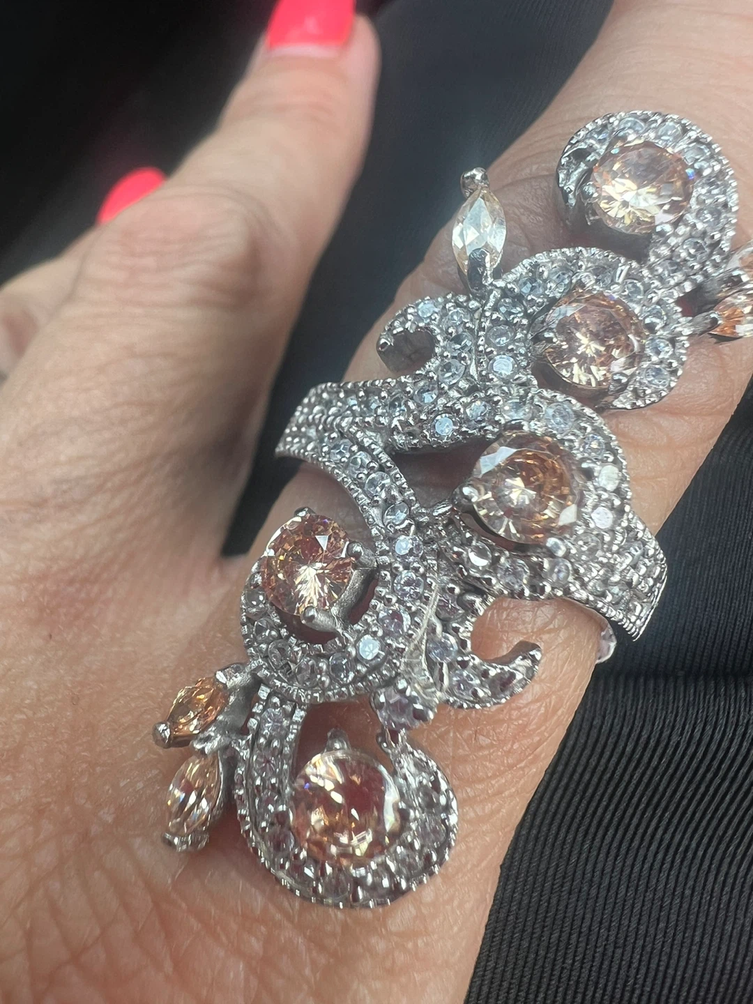 925 silver and zirconia ring - photo 2