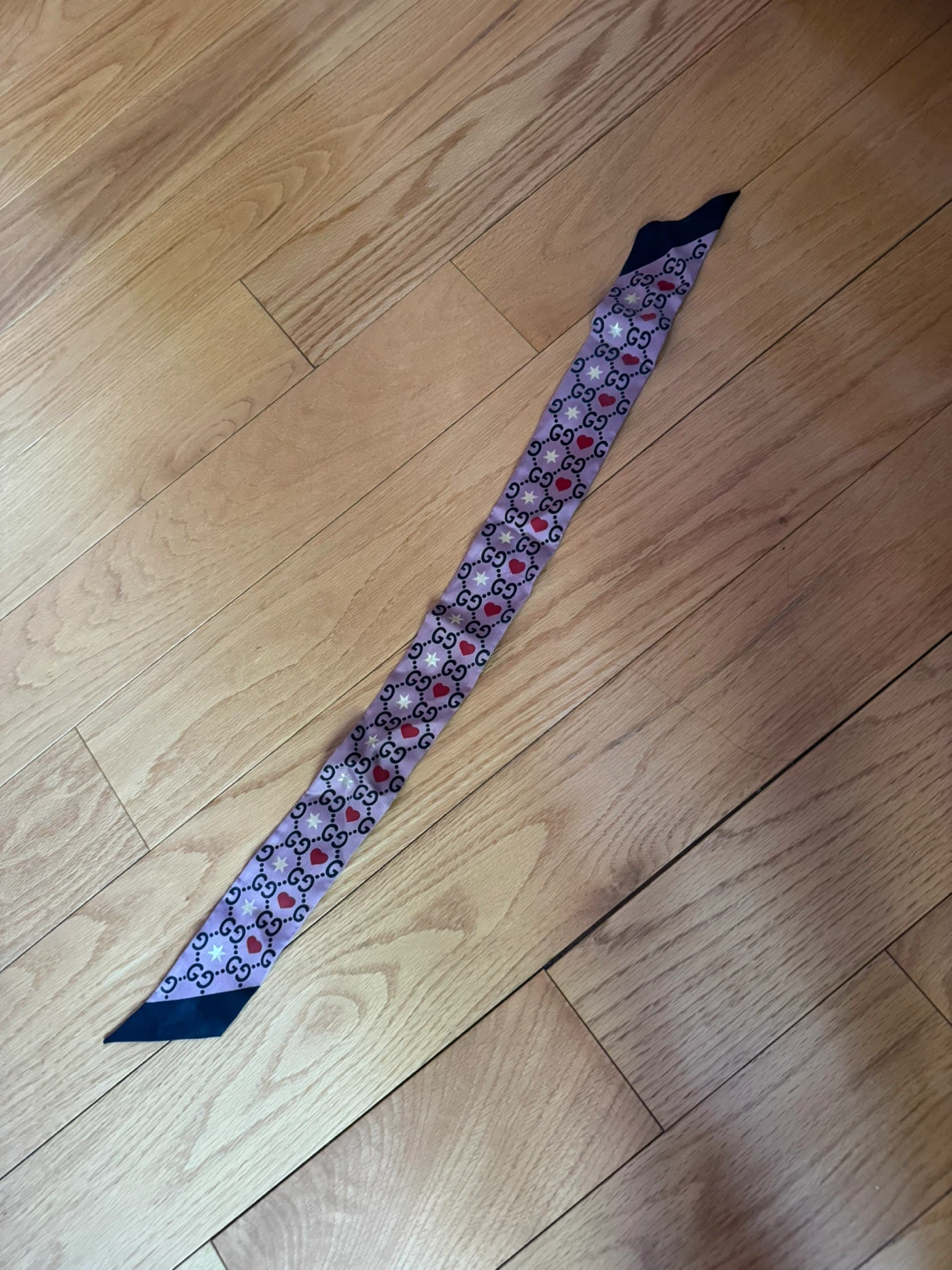 authentic gucci pink twilly