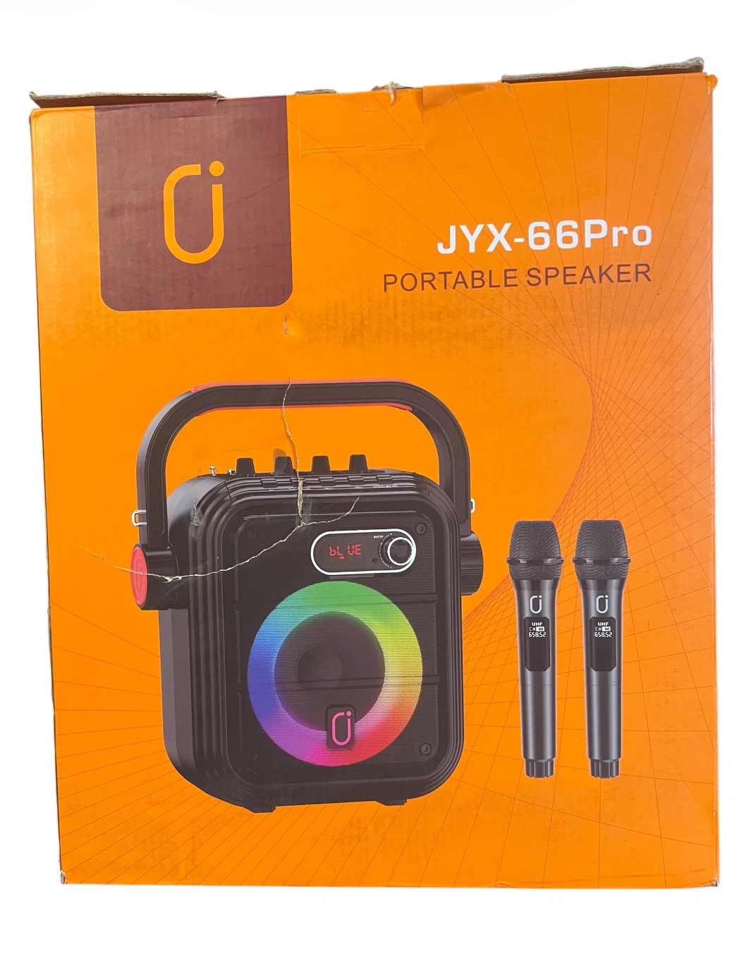 JYX-66Pro Portable Speaker with Dual Wireless Microphones – New