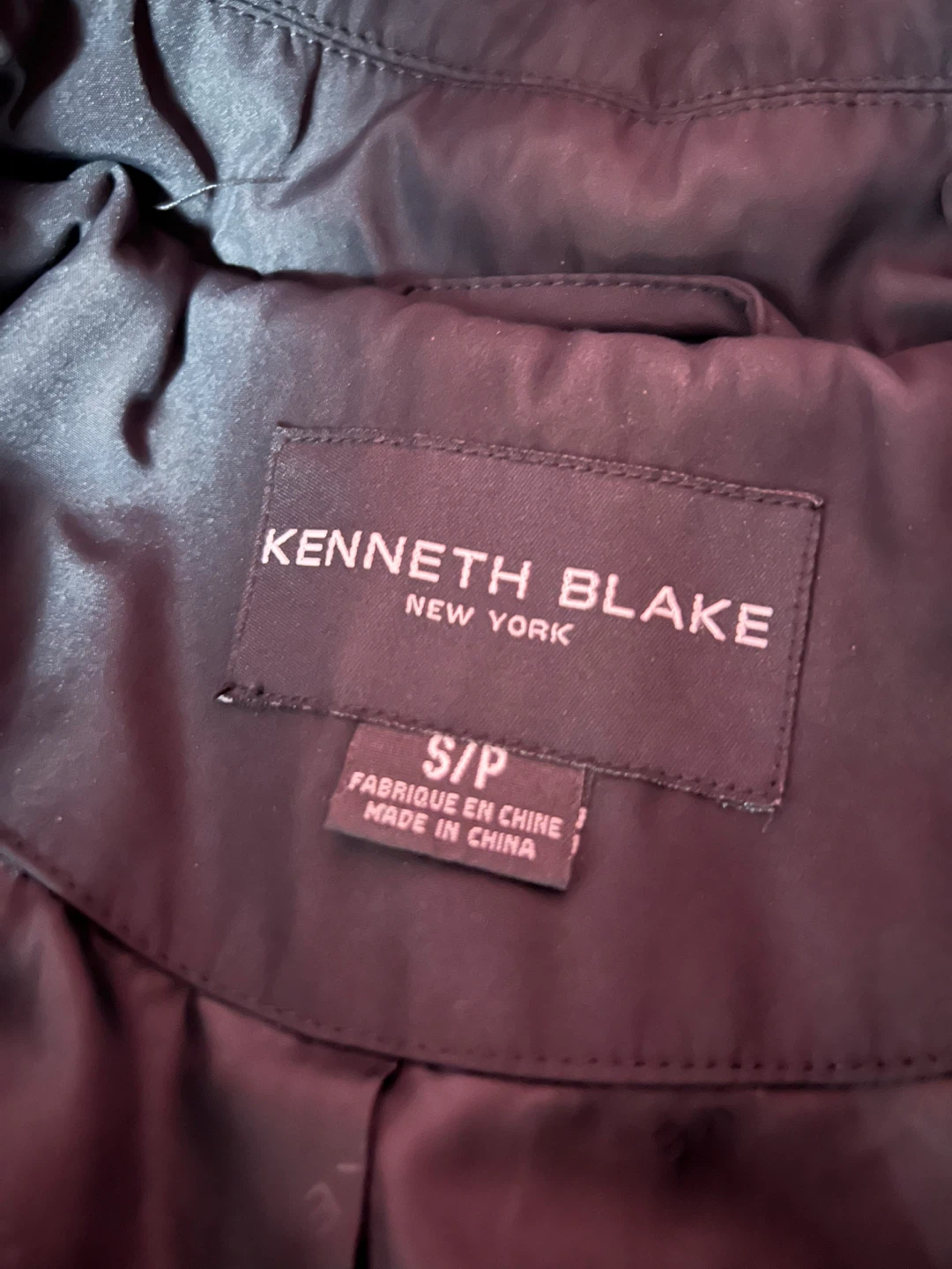 Kenneth Blake Black Belted Raincoat - photo 3