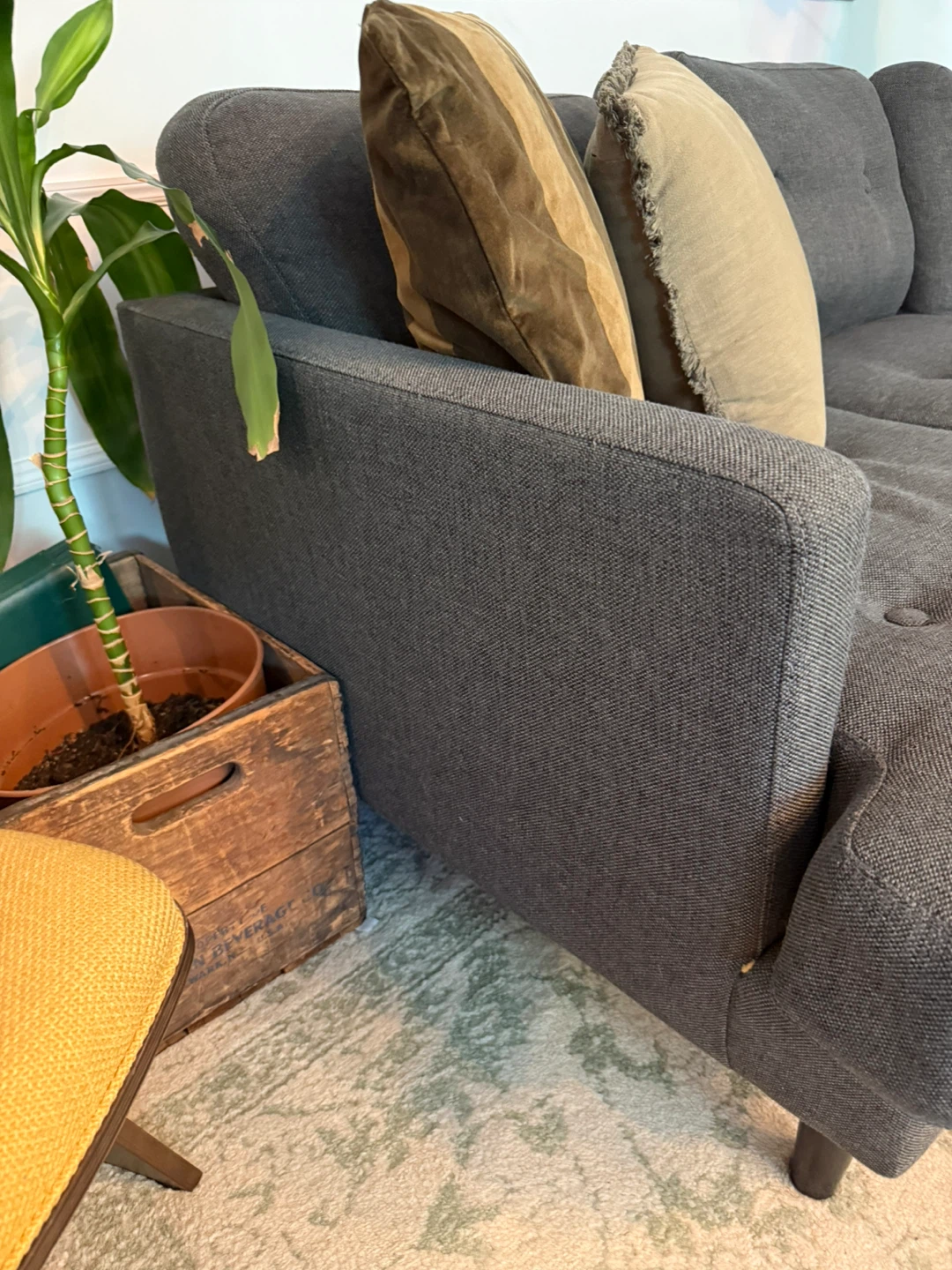 Gray Sectional Sofa - photo 5