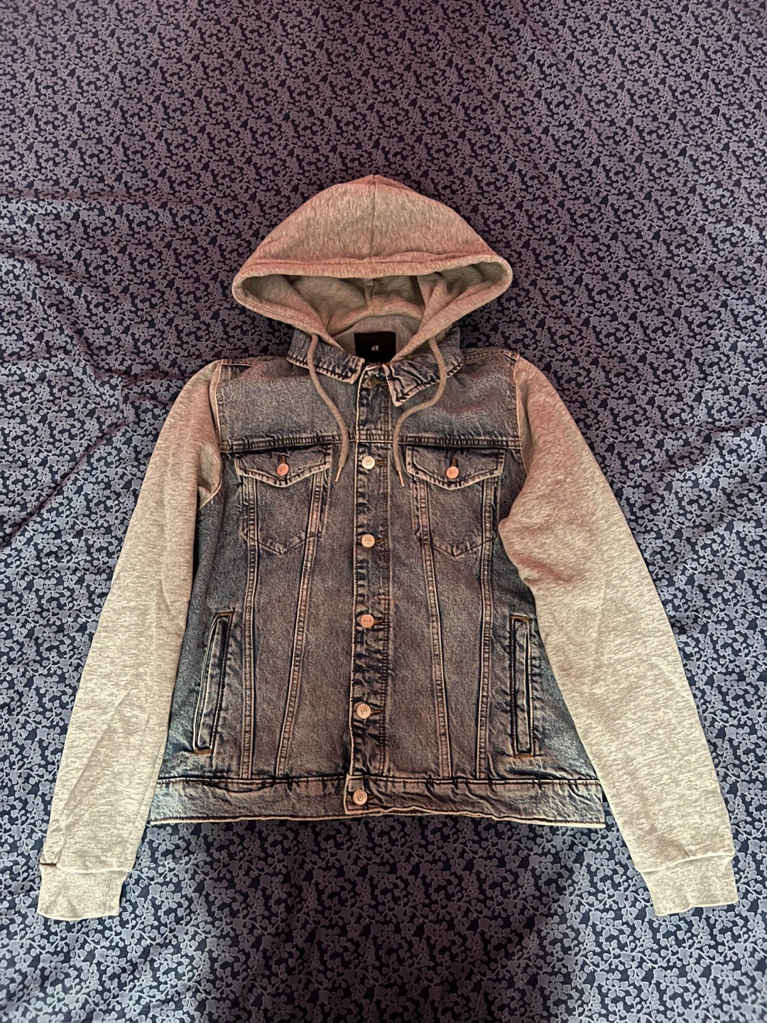 H&M Hooded Denim Jacket