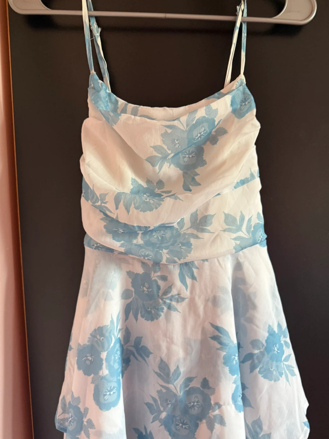 Cider Floral Print Ruffle Dress - Size S