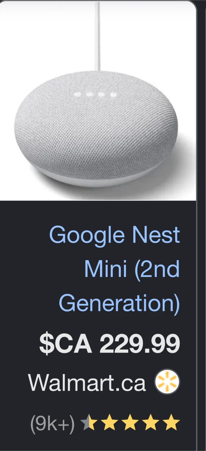 Google Nest Mini (2nd Gen) Smart Speaker - Charcoal - photo 3