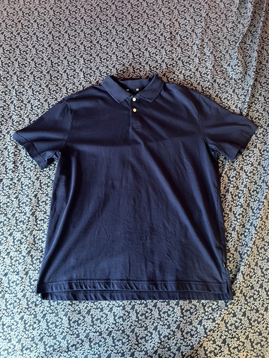 Gap Men’s Blue Pique Polo Shirt