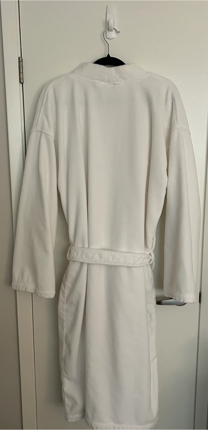Men’s Polo Ralph Lauren White Bath Robe - photo 2