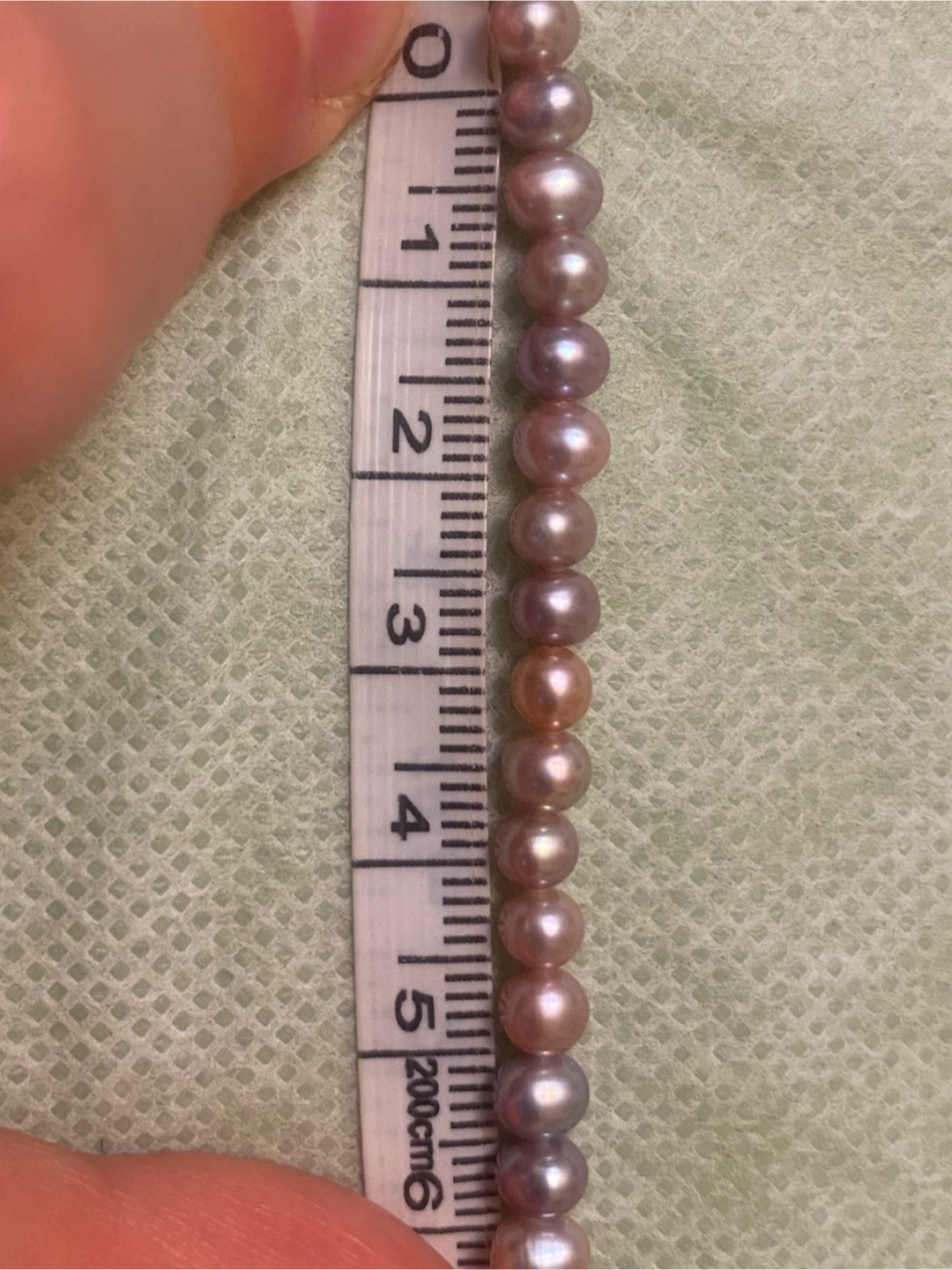 18K Gold Lavender Pearl Necklace - photo 5