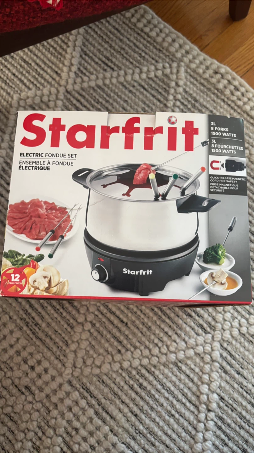 Starfrit Electric Fondue Set