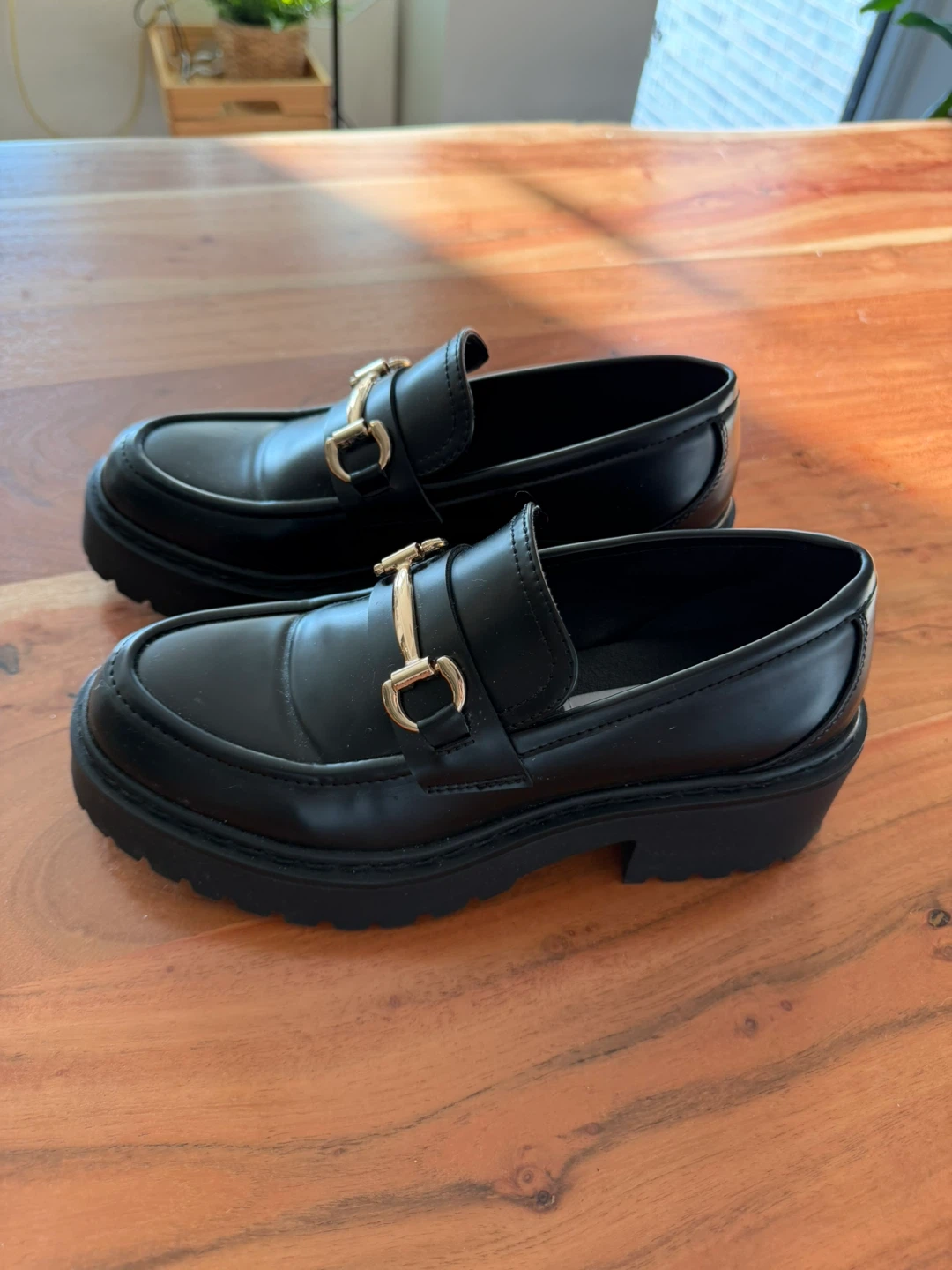Steve Madden Black Platform Loafers - photo 3