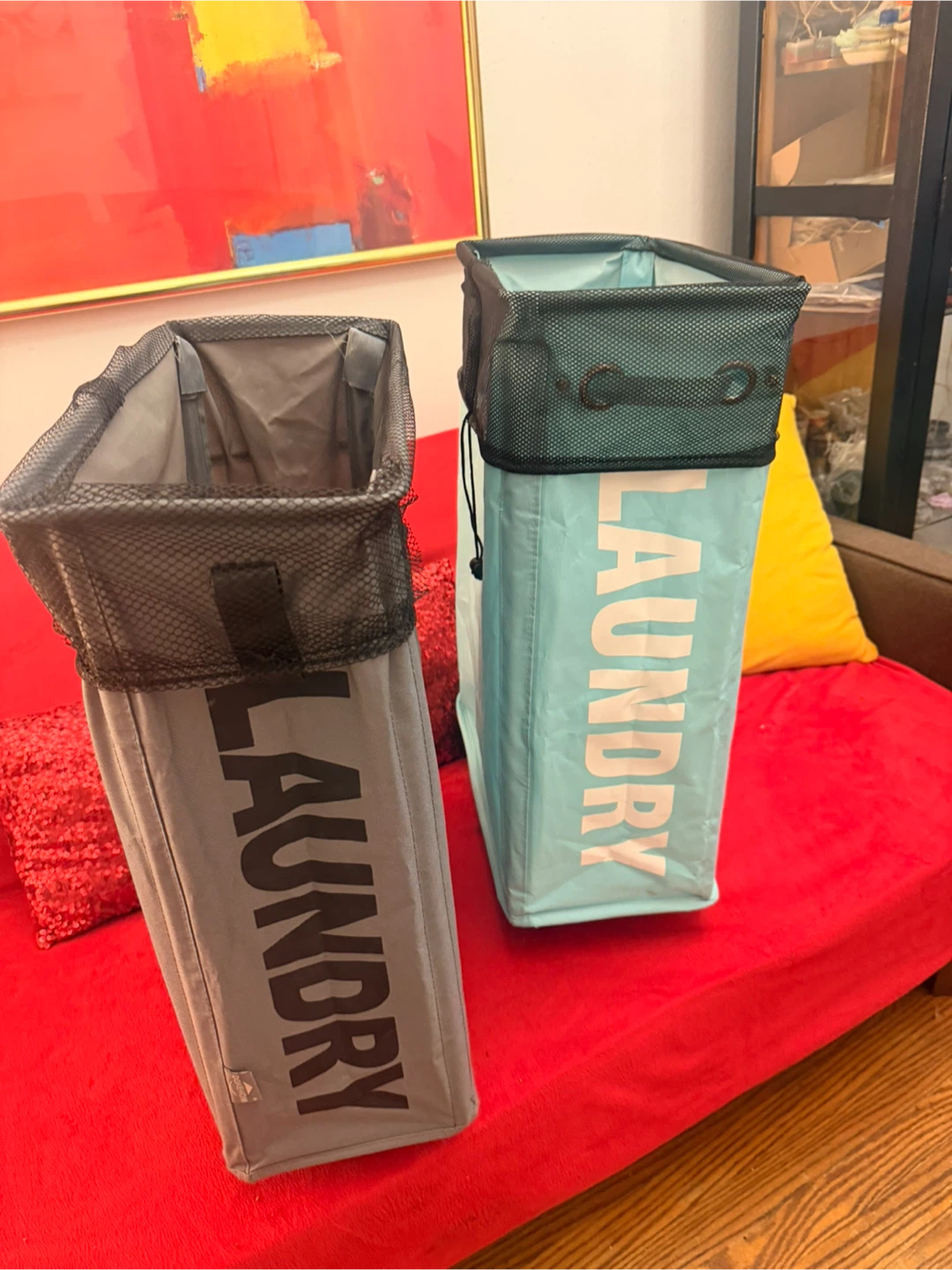 Set of 2 Collapsible Laundry Hampers