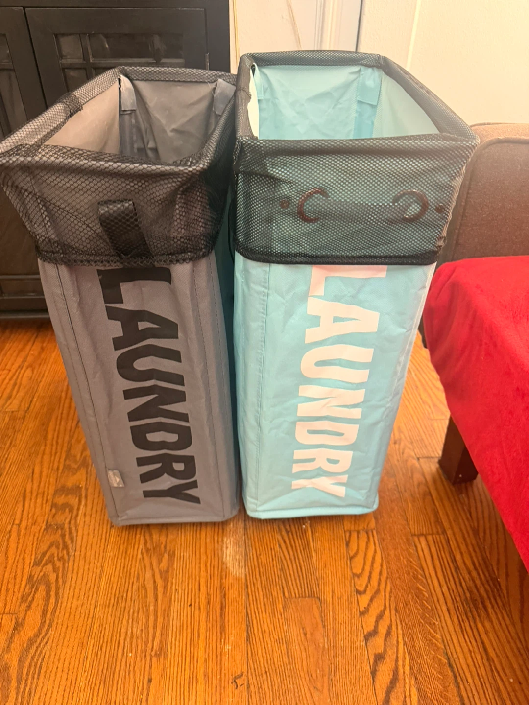 Set of 2 Collapsible Laundry Hampers - photo 3