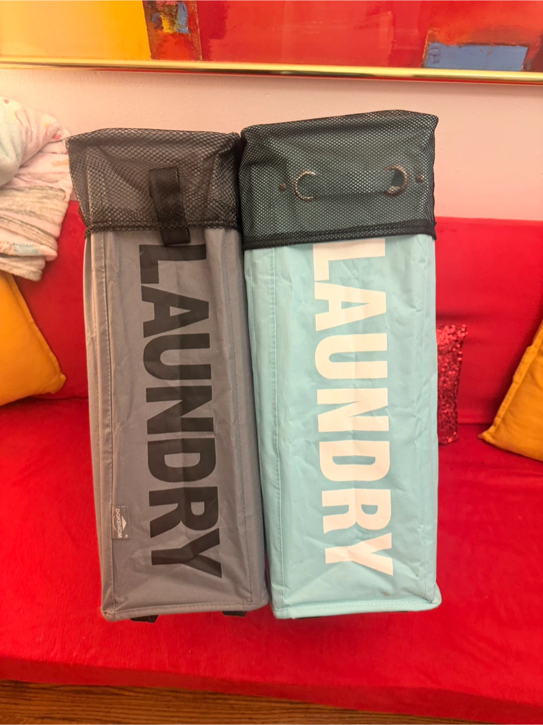 Set of 2 Collapsible Laundry Hampers - photo 4