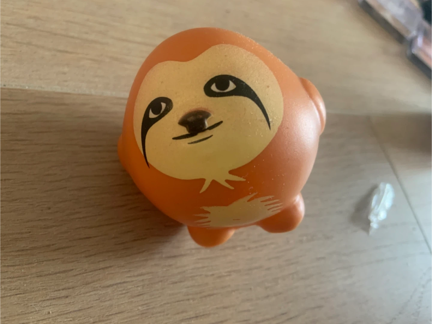 Orange Sloth Squishy Toy