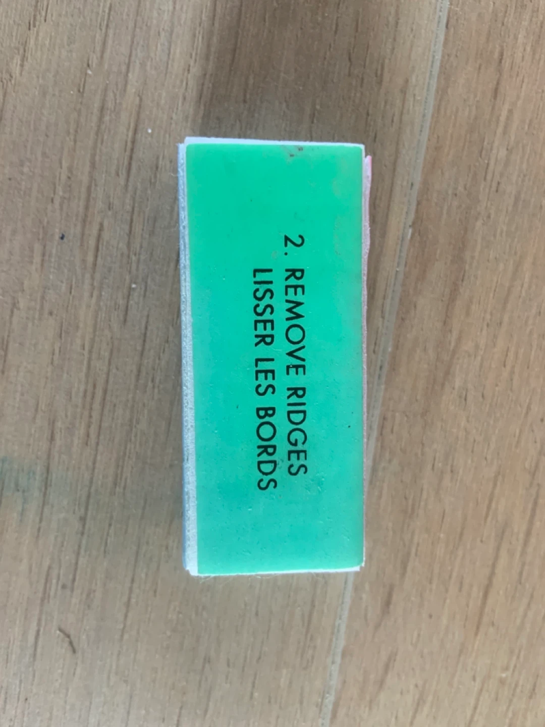 Instructional Sticker