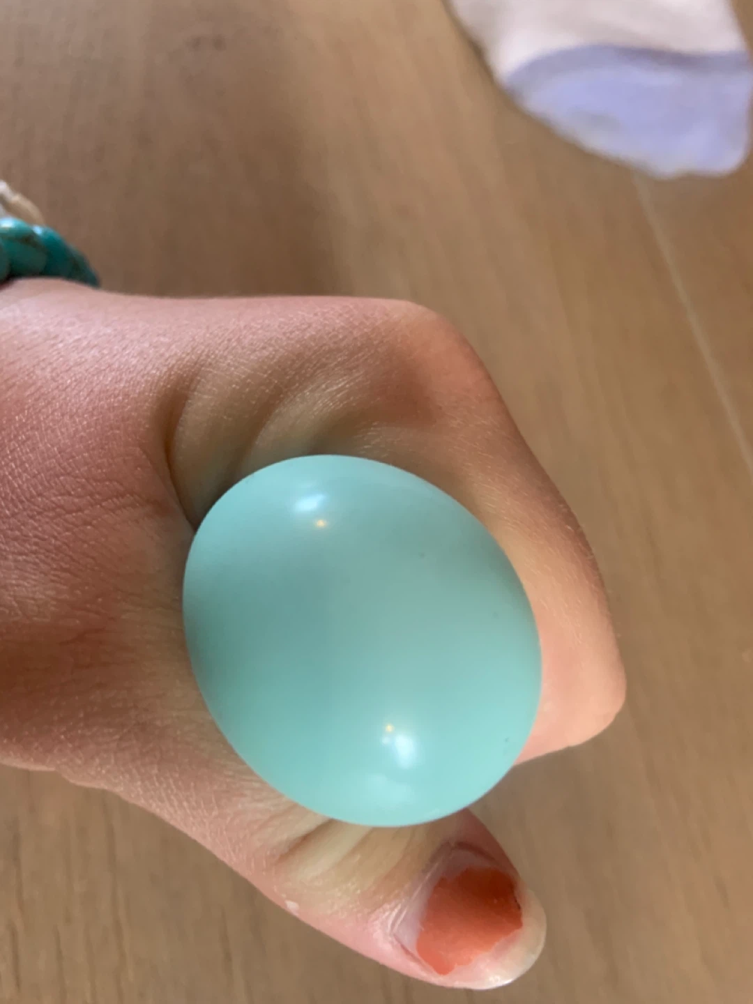 Teal Blue Stress Ball - photo 2