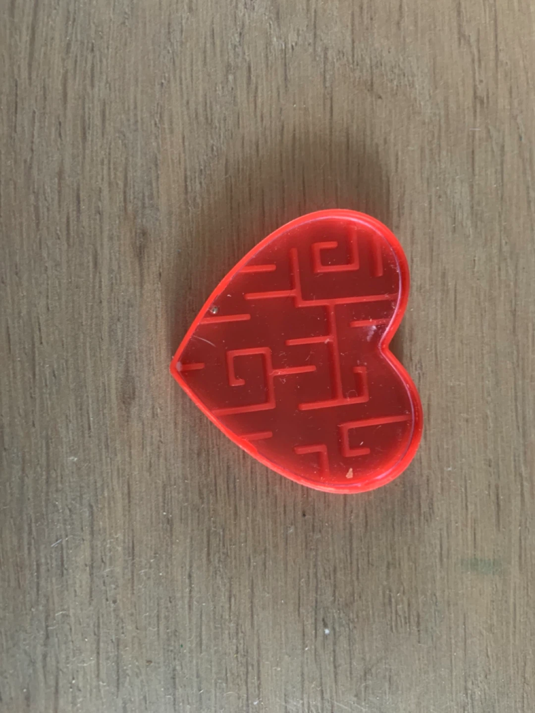 Red Heart Maze Toy