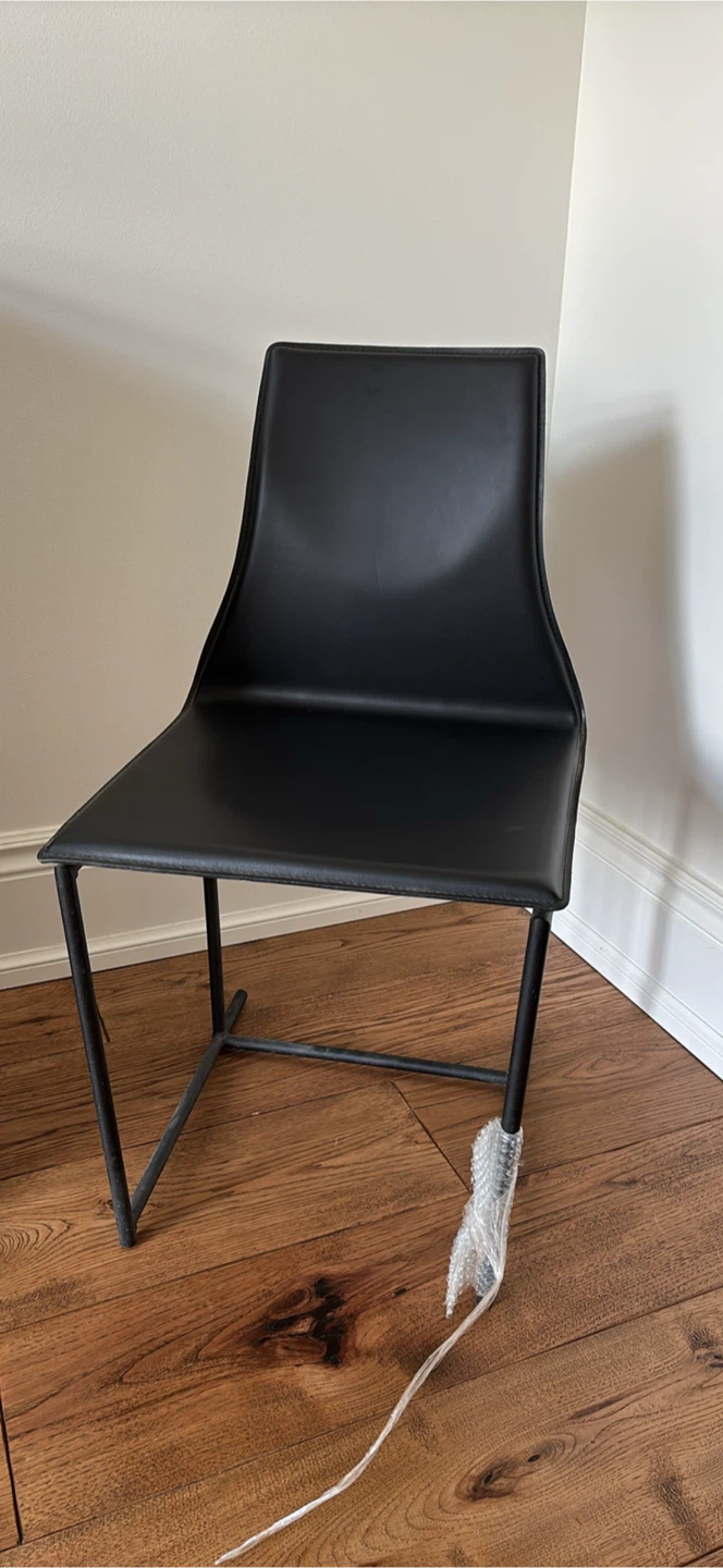 6 new Black Dining Chairs - photo 2