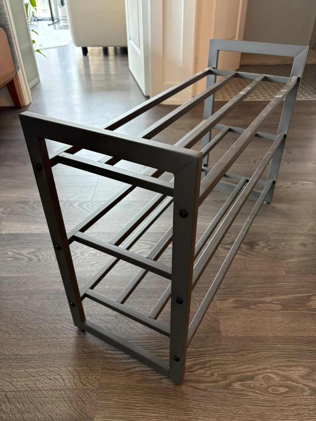 3-Tier Metal Shoe Rack