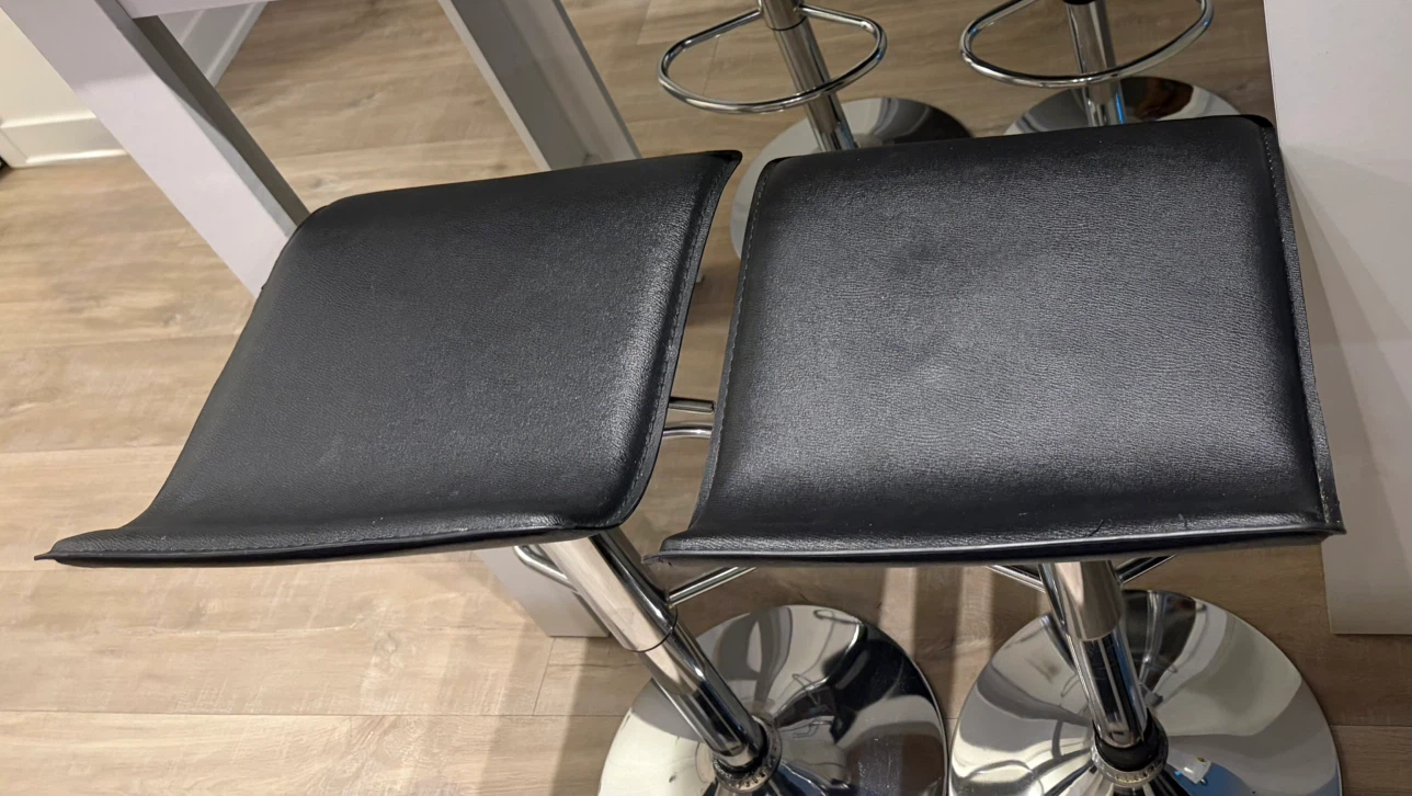 4 Set of Black Stools