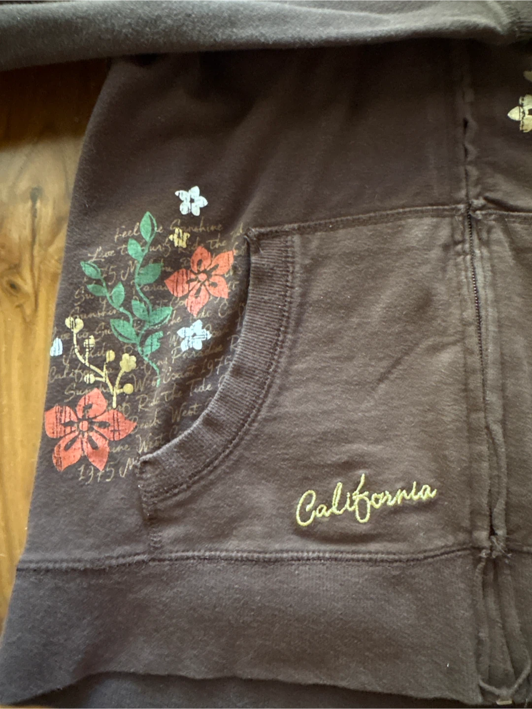 Vintage Y2K Urban Heritage Malibu Beach Zip-Up Hoodie - photo 4