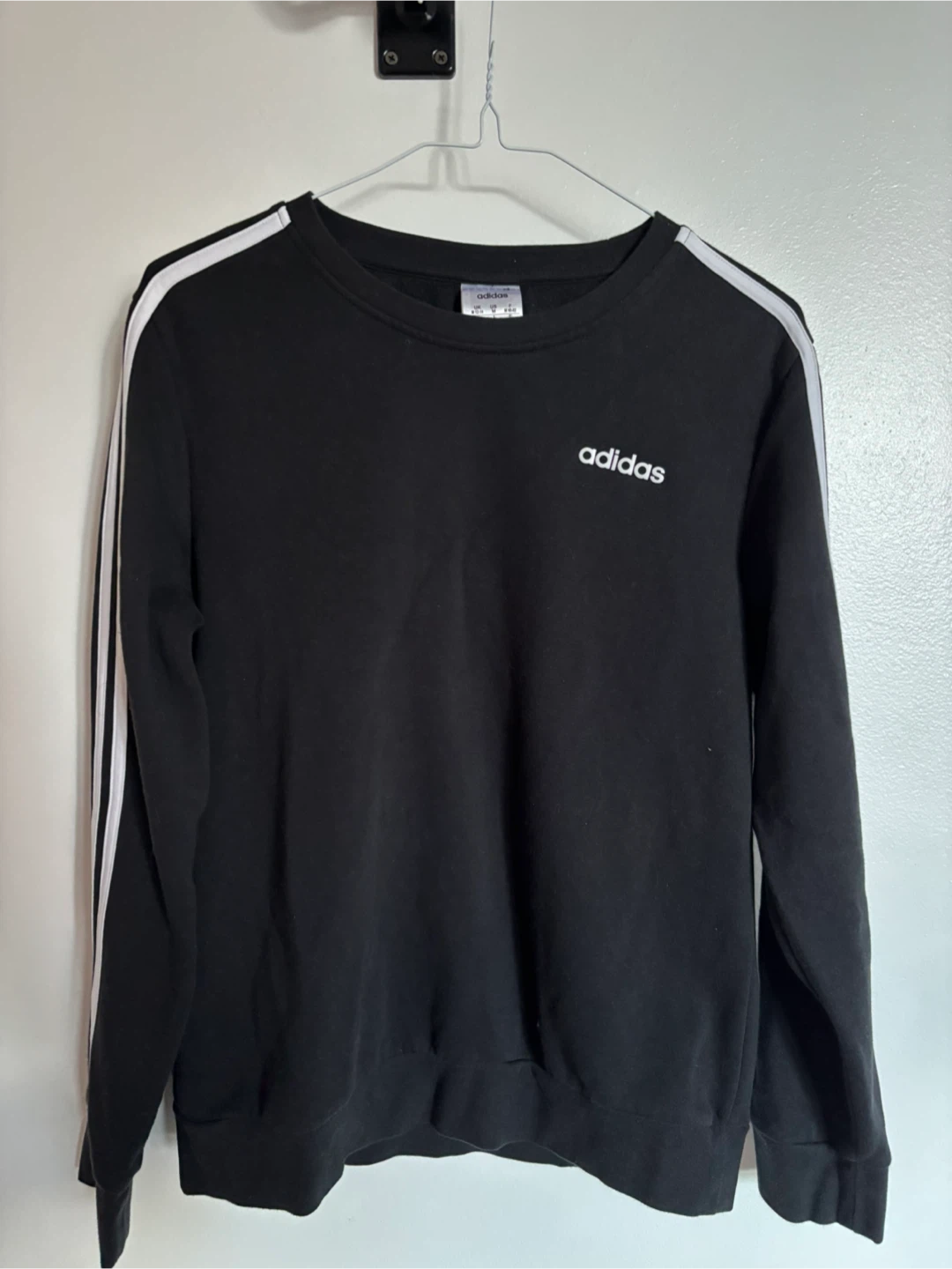 Adidas Black Crewneck Sweatshirt