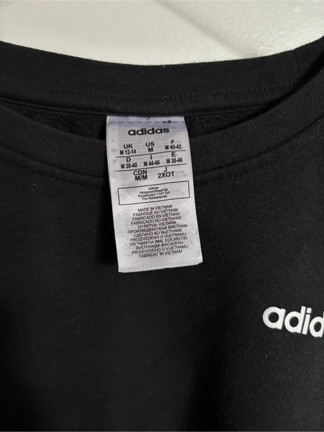 Adidas Black Crewneck Sweatshirt - photo 3