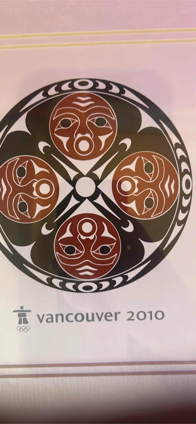 Framed Vancouver 2010 Olympics Four Host First Nations Art - photo 3