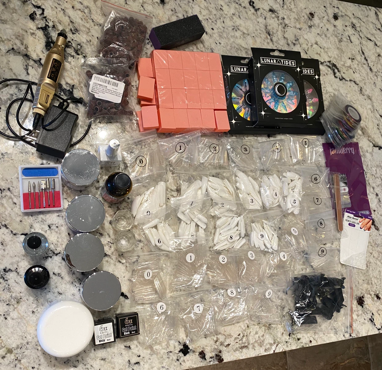 Lot of Acrylic Powder Nail Supplies - photo 2