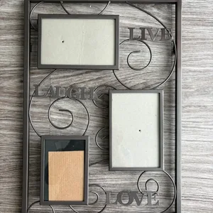 Multi-Photo Frame with "Live Laugh Love"