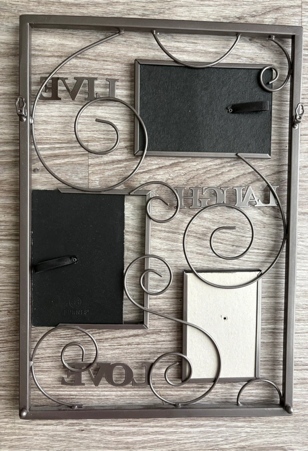 Multi-Photo Frame with "Live Laugh Love" - photo 2