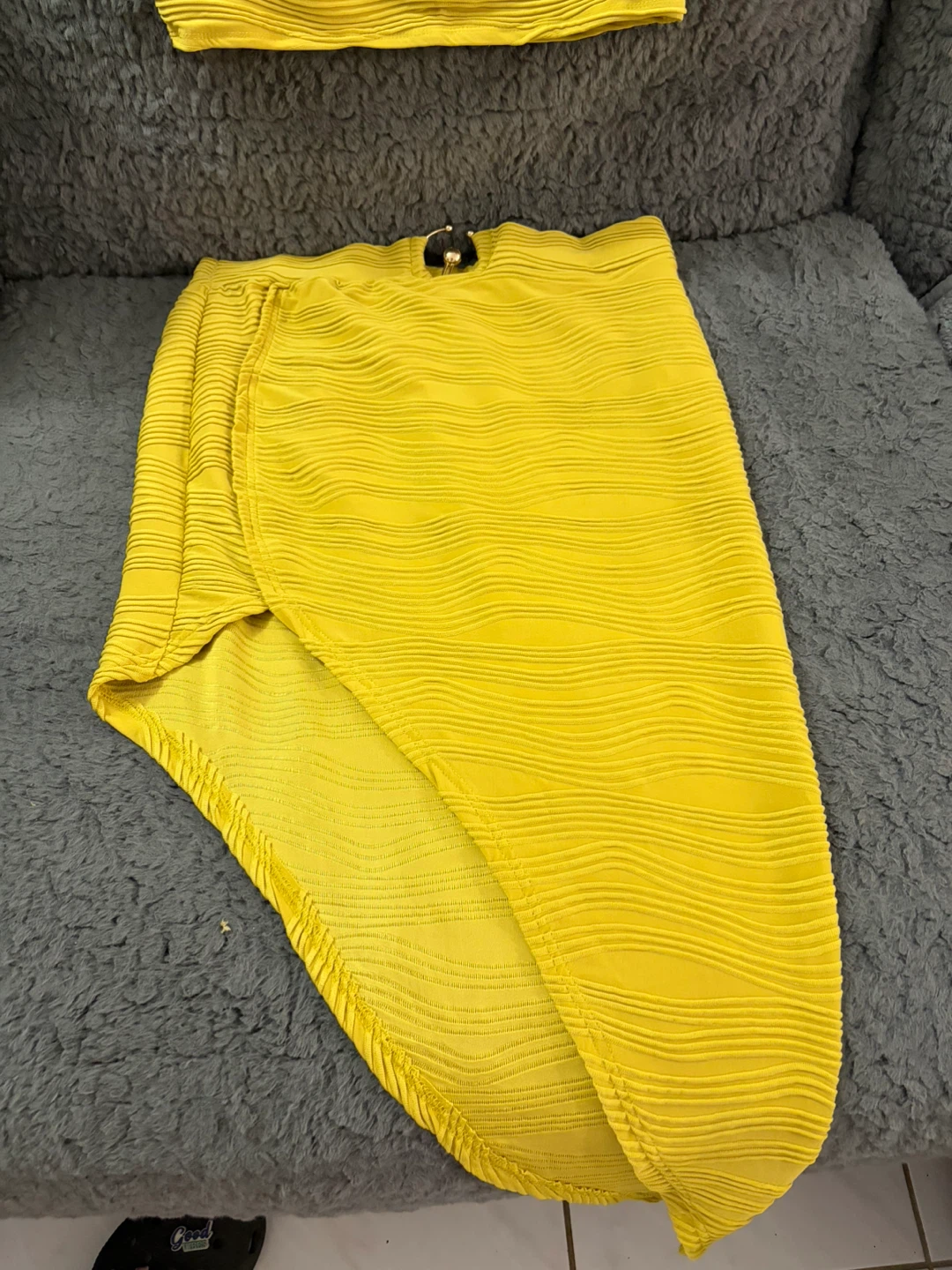 Yellow Halter Top and Skirt Set - photo 2