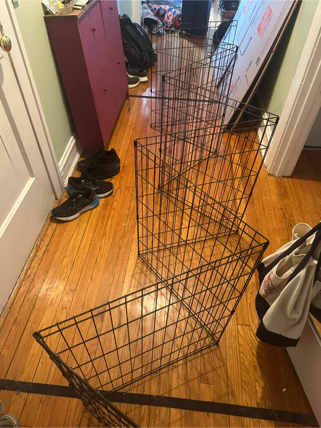 Black Wire Dog Crate / Pet Pen Panels
