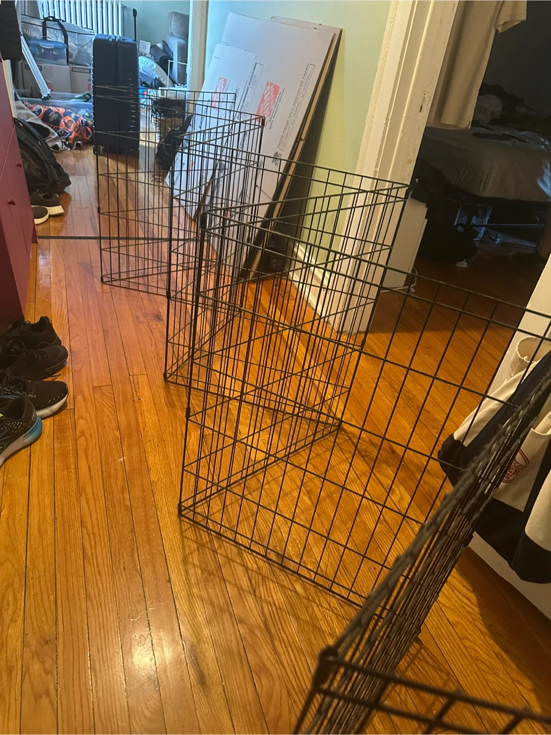 Black Wire Dog Crate / Pet Pen Panels - photo 2