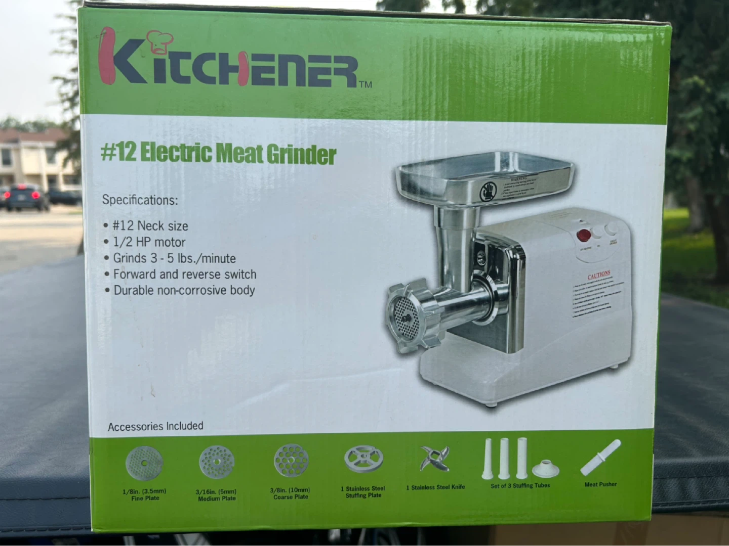 Kitchener #12 Electric Meat Grinder