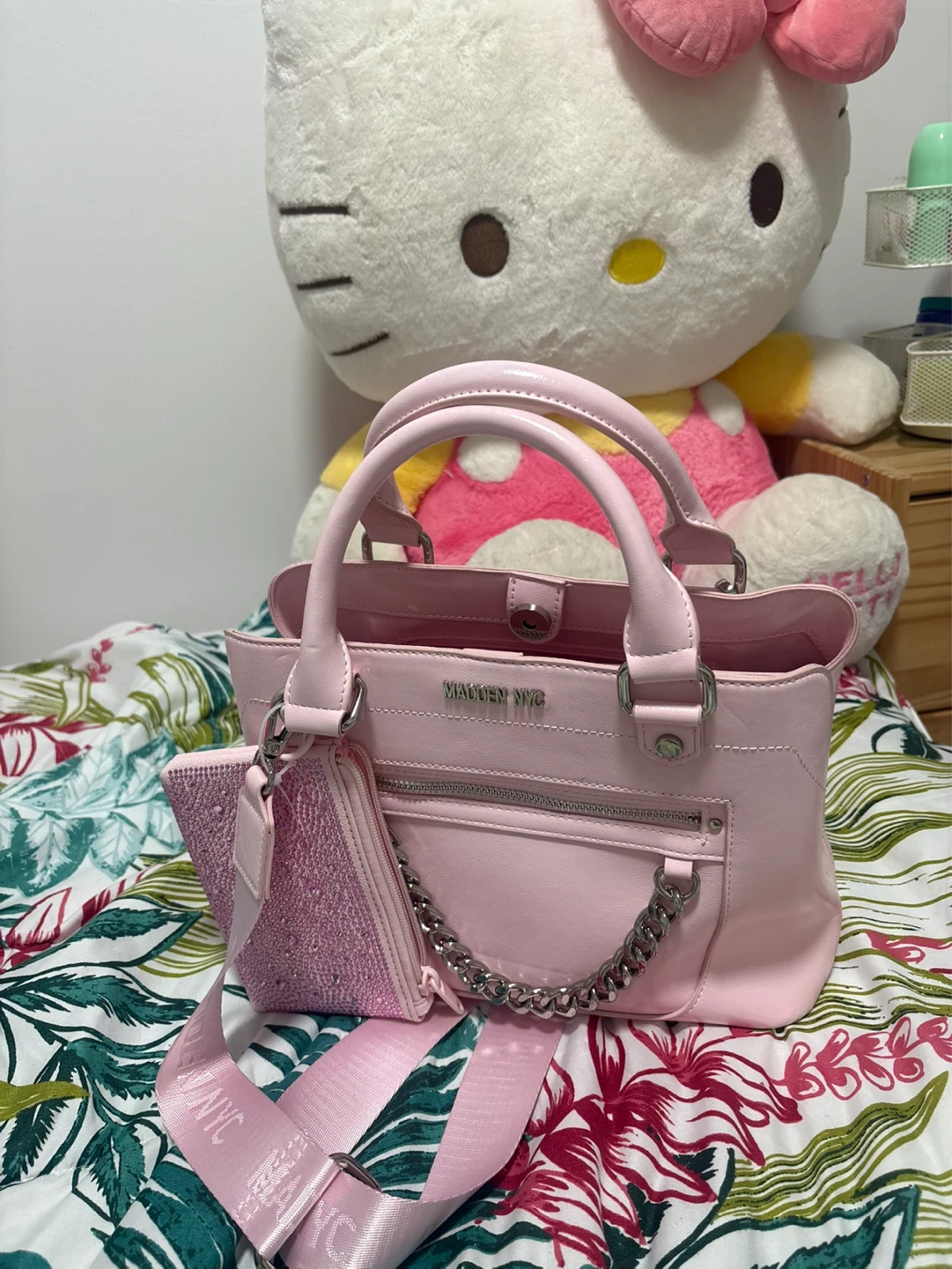 Pink Madden NYC Handbag with Pouch - photo 2