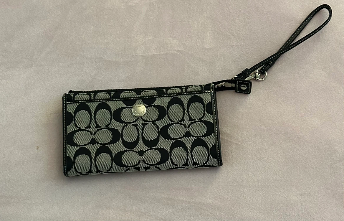 Coach Signature Wristlet Wallet
