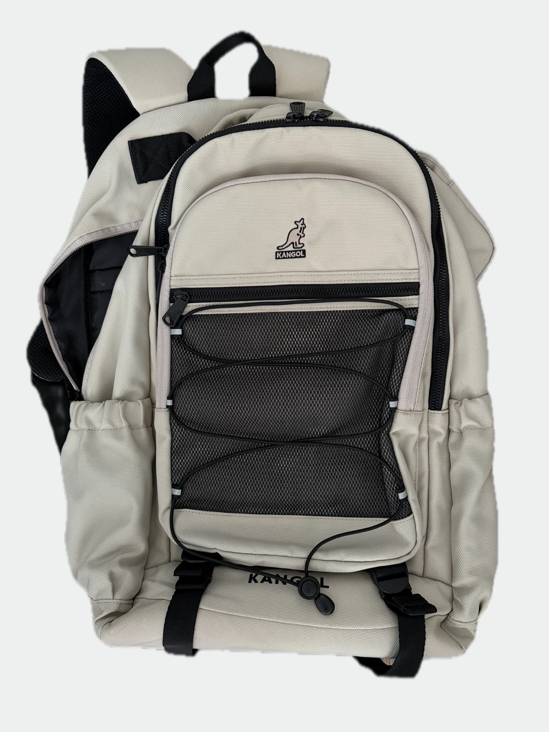 Brand New Kangol Backpack with Detachable Pouch (cream white)