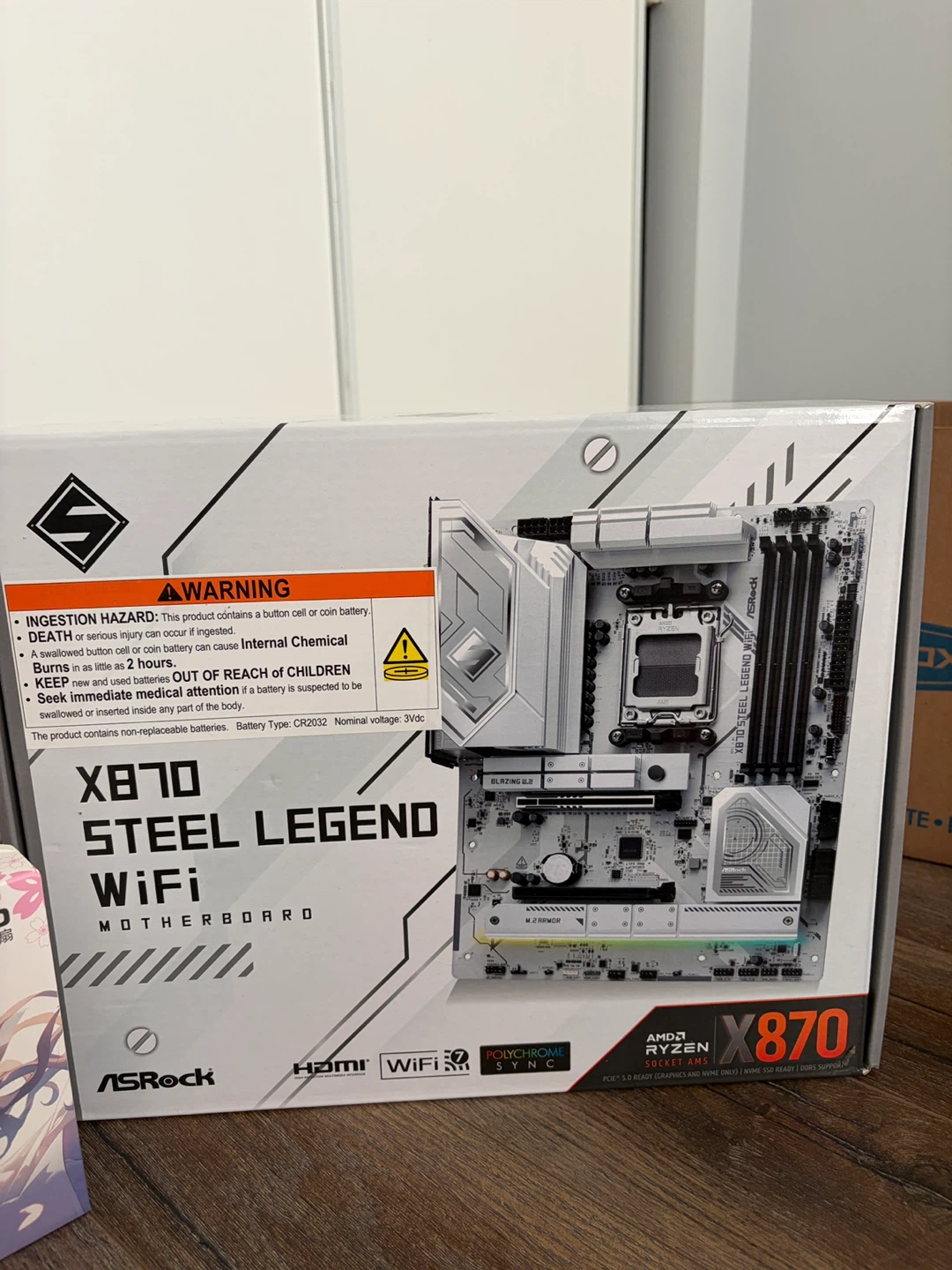 Brand NEW ASRock X870 Steel Legend WiFi Motherboard