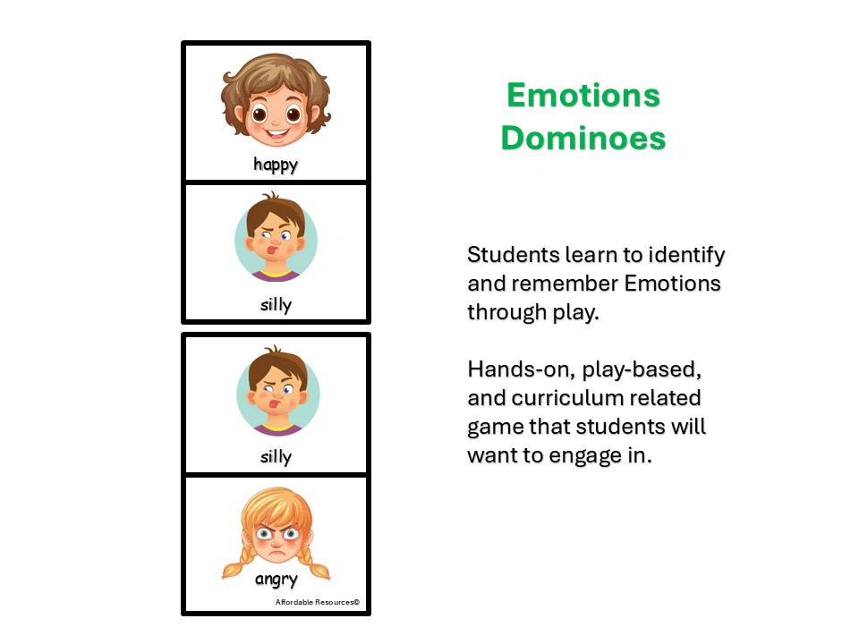 Emotions Dominoes Game