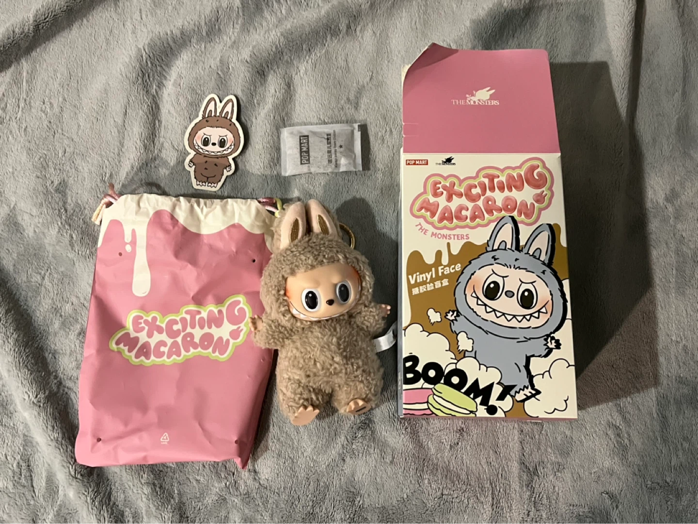 Labubu The Monsters: Exciting Macraon Series (Toffee)