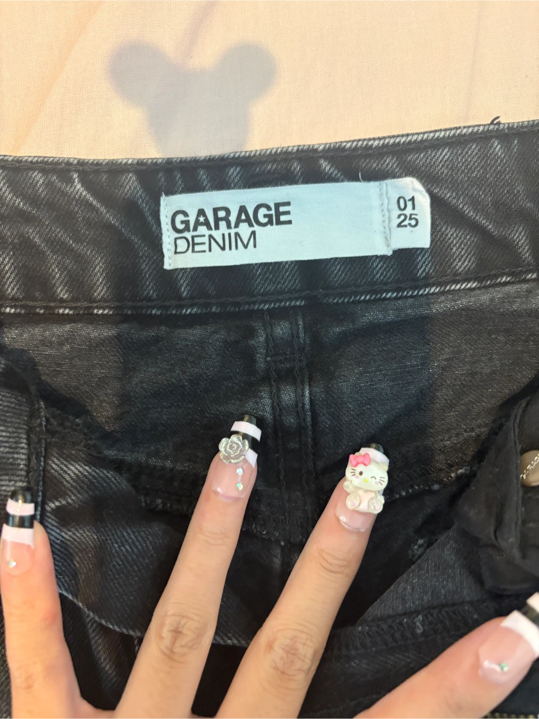 Garage Denim Black Shorts - photo 2
