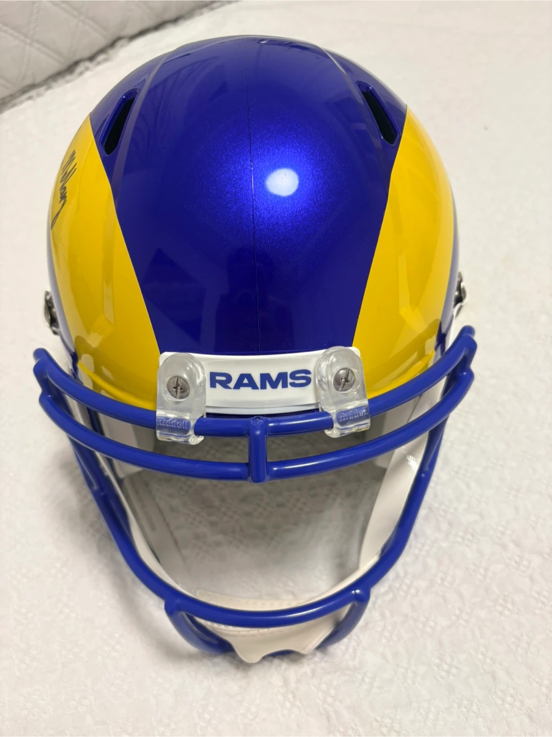 Los Angeles Rams Signed Football Helmet - Sean McVay - photo 2