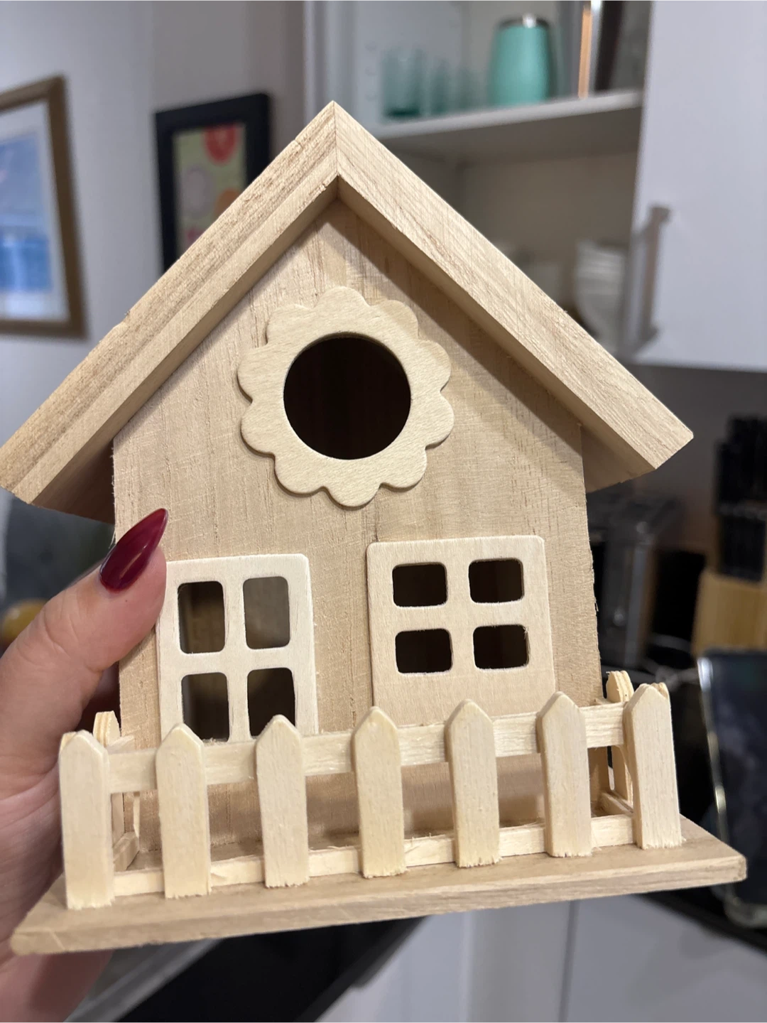 FREE Wooden Birdhouse For Painting